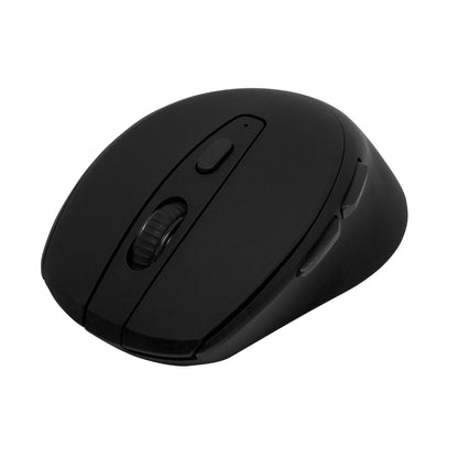 Mouse Vorago MO-306 Inalámbrico Iluminado 2400 dpi Recargable Color Negro