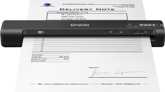 Escáner Epson WorkForce ES-60W Portátil Inalámbrico Resolución 600 dpi