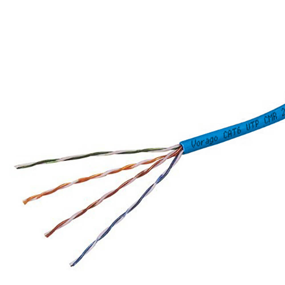 Bobina Cable Vorago CAB-301 UTP CAT 6 Azul 305m