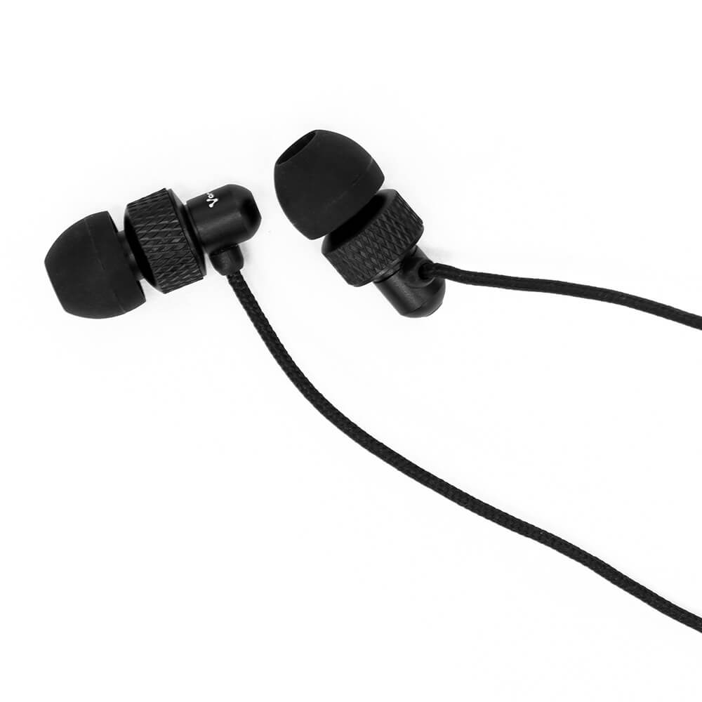 Audífonos Alámbricos Vorago EP-304 Manos Libres Control de Volúmen 3.5mm Color Negro