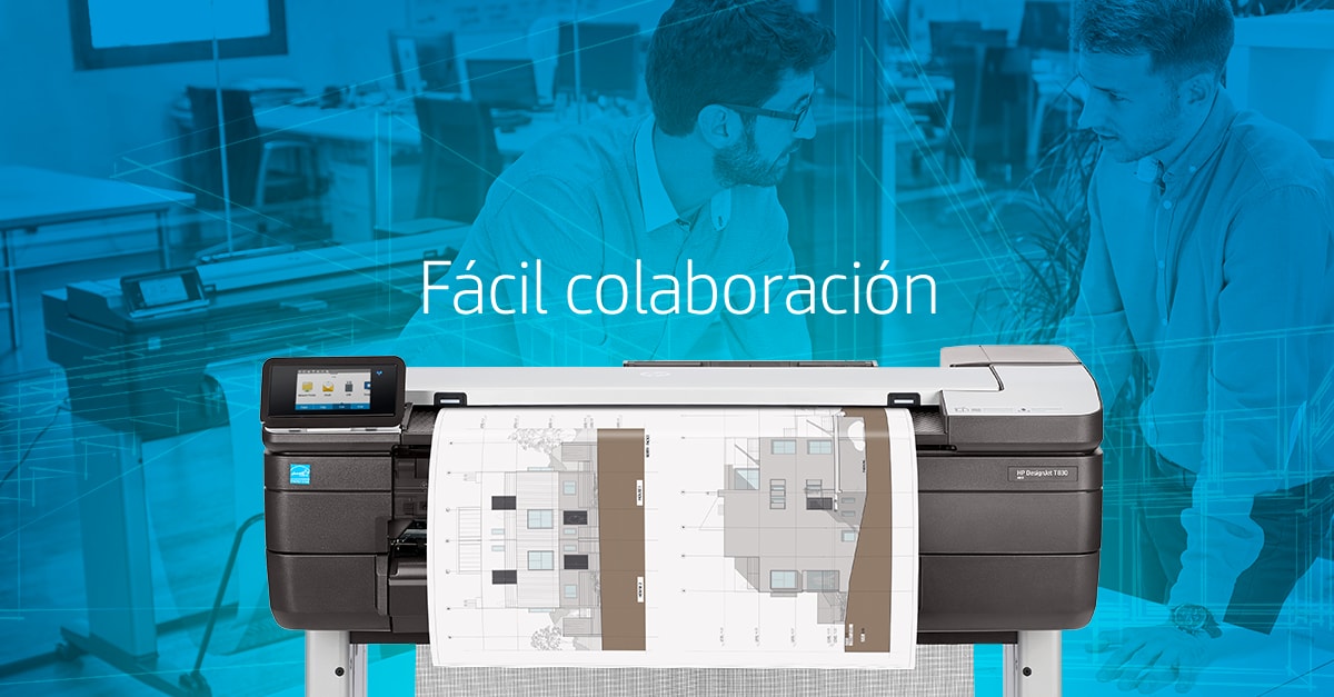 Plotter HP DesignJet T830 36" Multifunción Inyección de Tinta Térmica Resolución 2400x1200 dpi