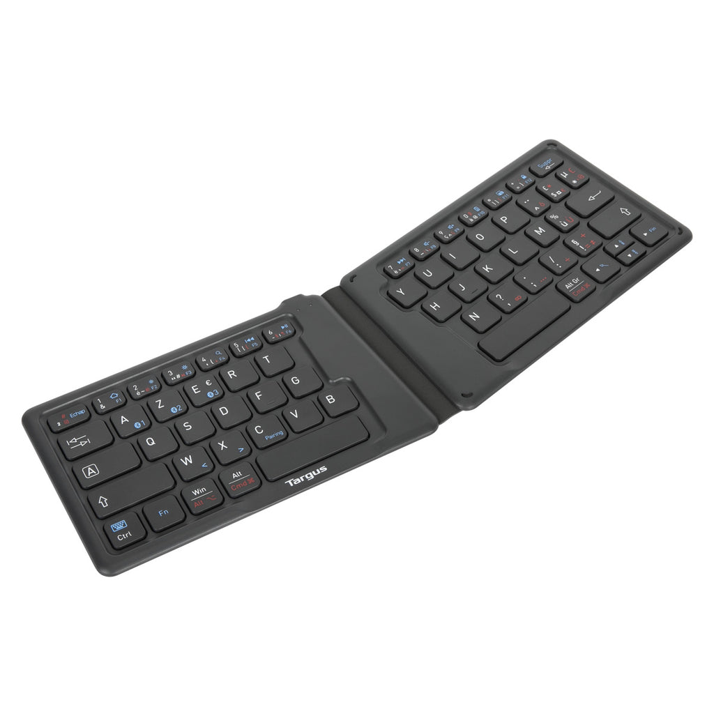 Teclado Targus Inalámbrico Plegable Ergonómico USB Color Negro
