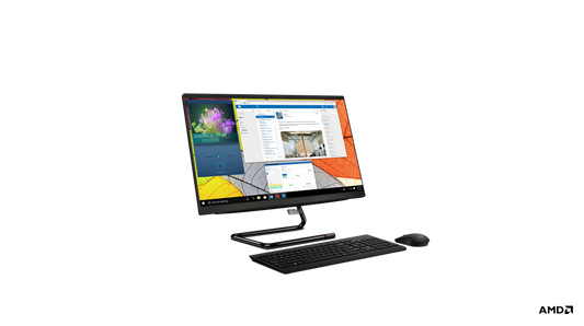 All in One Lenovo Ideacentre 3-22ADA05 21.5" AMD Athlon Silver 3050U Disco duro 1 TB Ram 4GB Windows 10 Home Color Negro