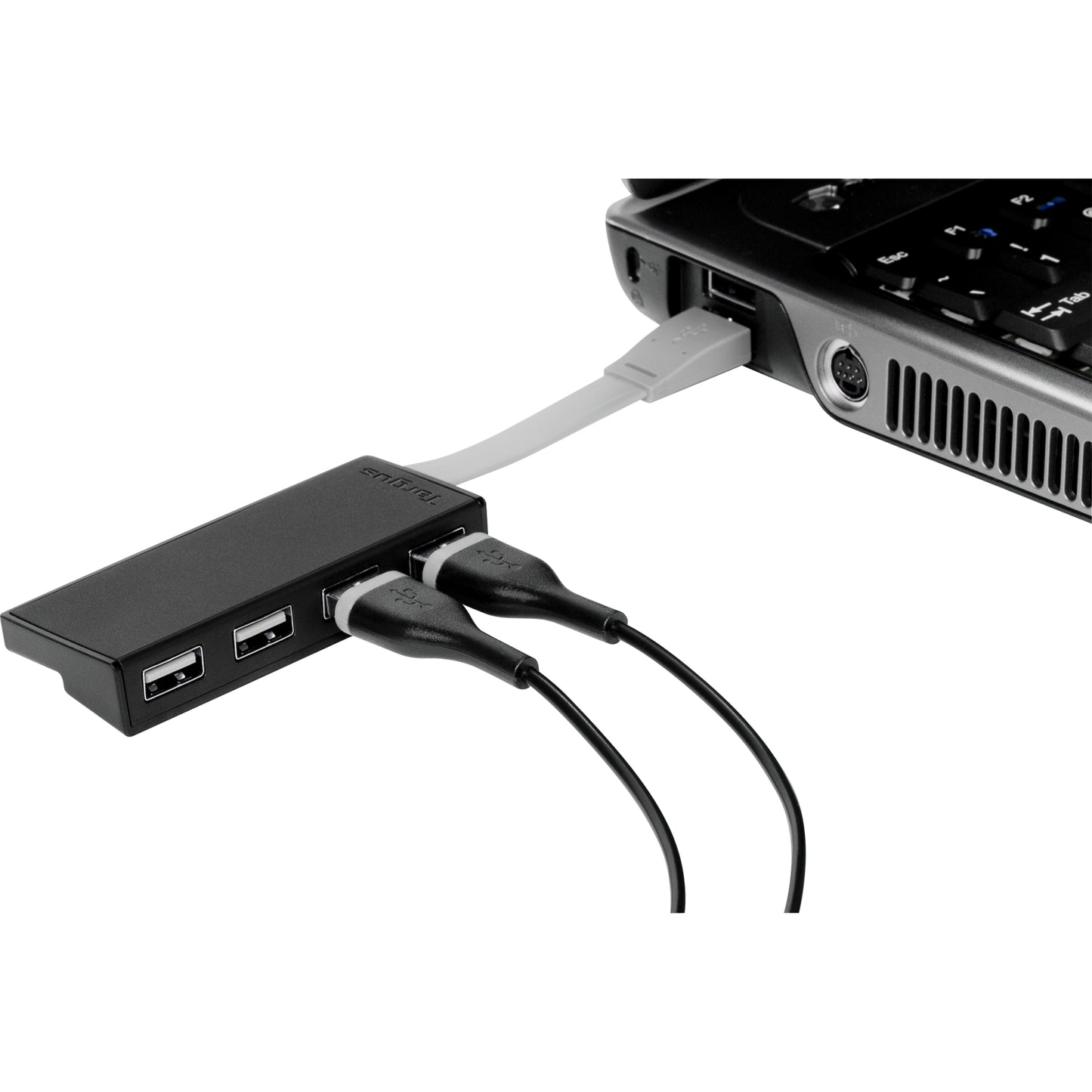 Concentrador USB Targus de 4 Puertos 2.0 Color Negro