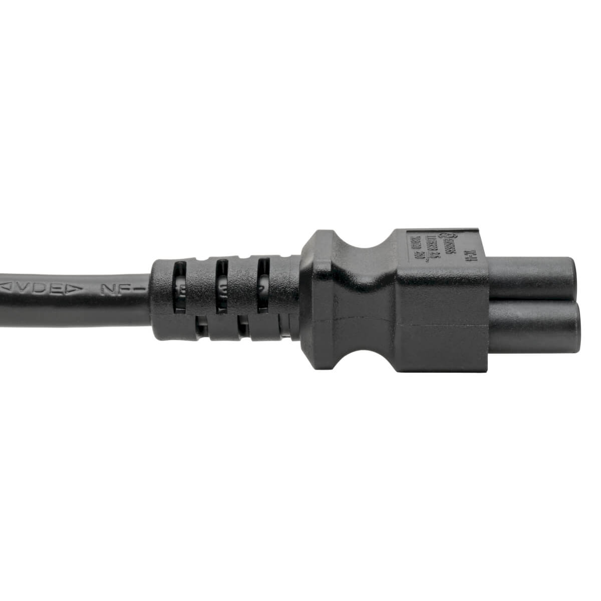 Cable Tripp Lite Adaptador Alimentación para Laptop C14 a C5 - 2.5A 250V 18 AWG 1.83m Color Negro