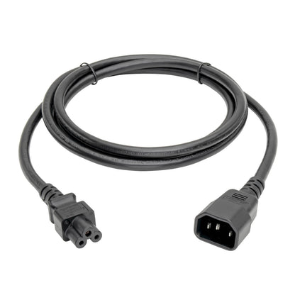 Cable Tripp Lite Adaptador Alimentación para Laptop C14 a C5 - 2.5A 250V 18 AWG 1.83m Color Negro