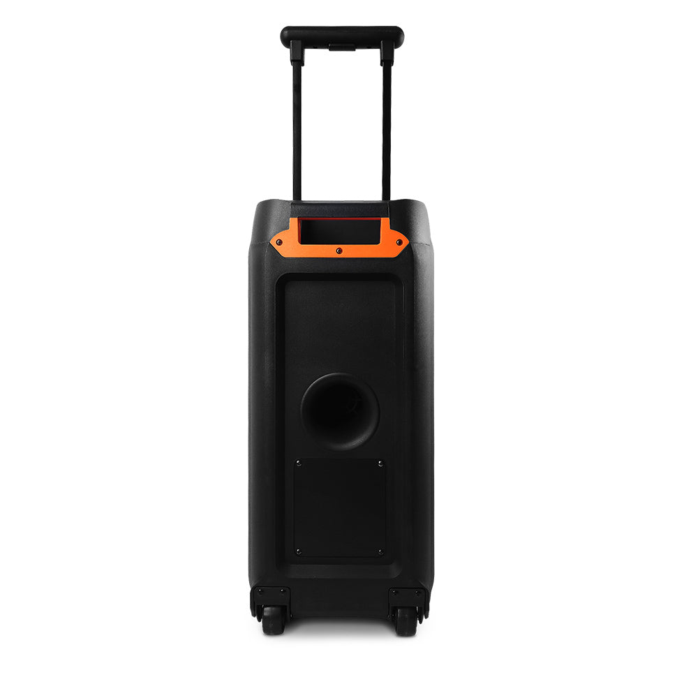 Bafle Vorago KSP-550 8" Doble Bluetooth TWS LED 1 Micrófono Inalámbrico Radio FM Color Negro