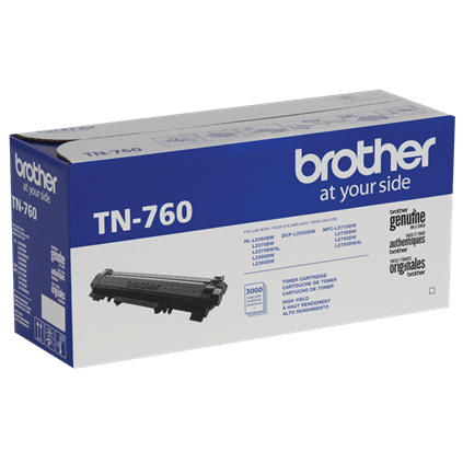 Toner Brother TN760 Alto Rendimiento Color Negro