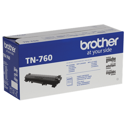 Toner Brother TN760 Alto Rendimiento Color Negro