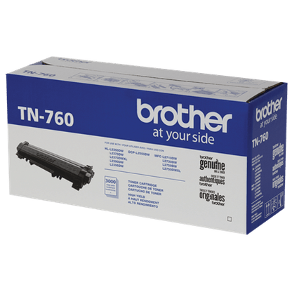 Toner Brother TN760 Alto Rendimiento Color Negro