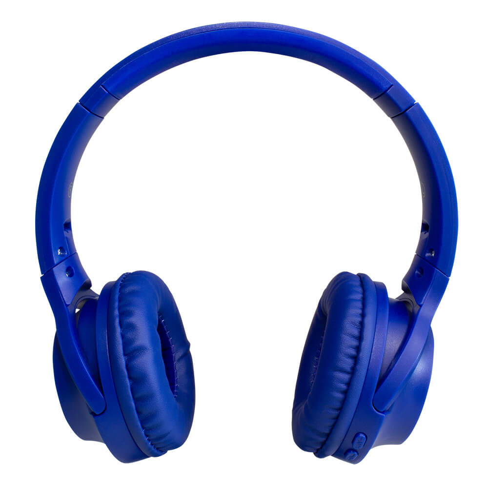 Diadema Vorago HPB-200 Bluetooth FM-MSD Plegable Color Azul