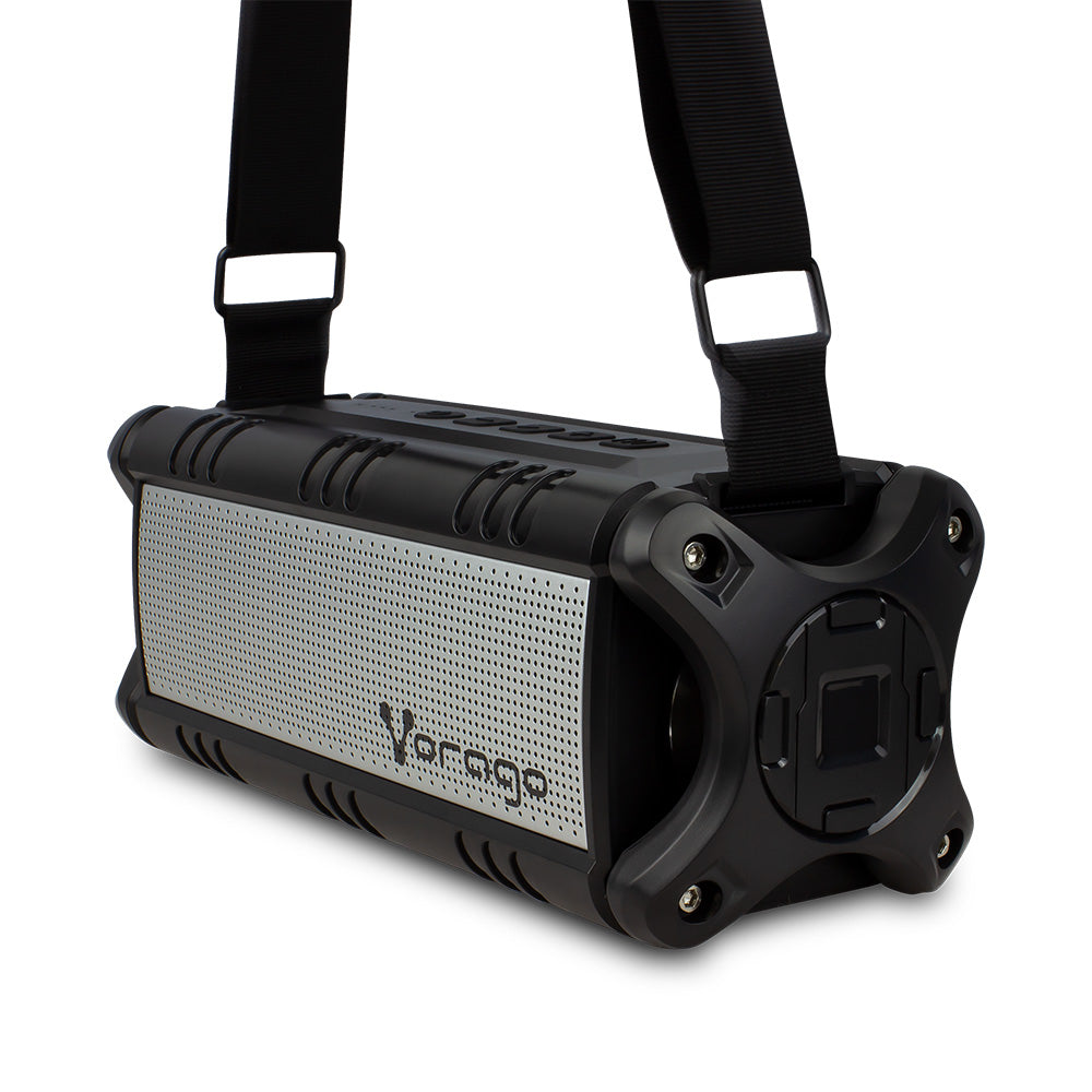 Bocina Vorago Karaoke KSP-450 Bluetooth Micrófono Inalámbrico Color Negro