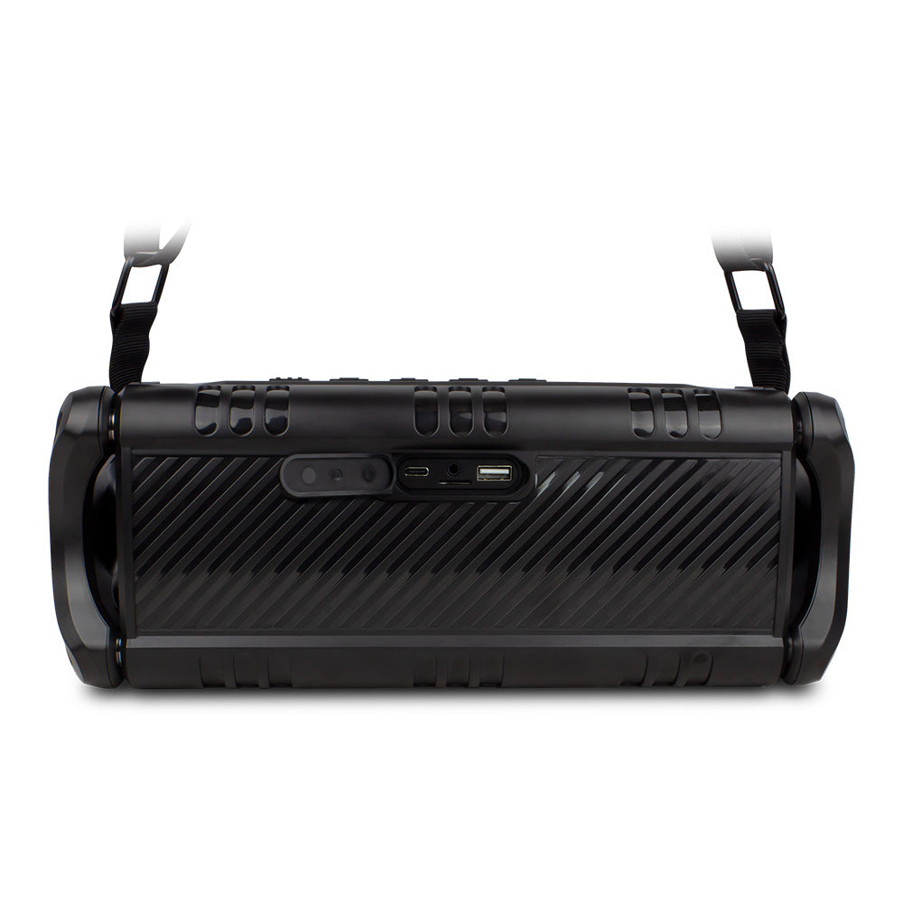 Bocina Vorago Karaoke KSP-450 Bluetooth Micrófono Inalámbrico Color Negro