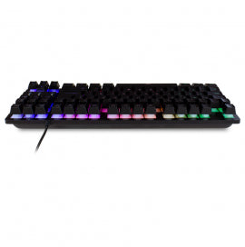 Teclado Vorago Start The Game KB-503 TenKeyless Iluminación RGB USB Color Negro