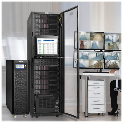 UPS Tripp Lite Trifásico 208/220/120/127V 10kVA/kW Doble Conversión Unidad PF 2 Cadenas de Batería Interna