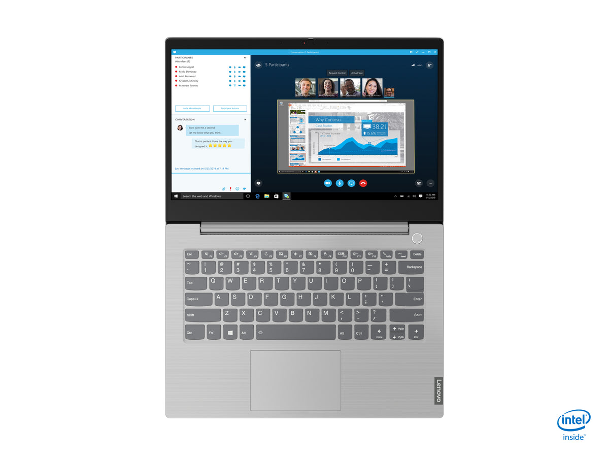 Laptop Lenovo ThinkBook 14-IIL 14" Intel Core i3 1005G1 Disco duro 1 TB Ram 8 GB Windows 10 Pro