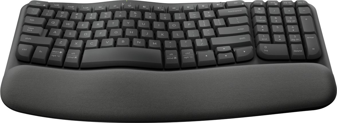 Teclado inalambrico Logitech Wave Keys color grafito