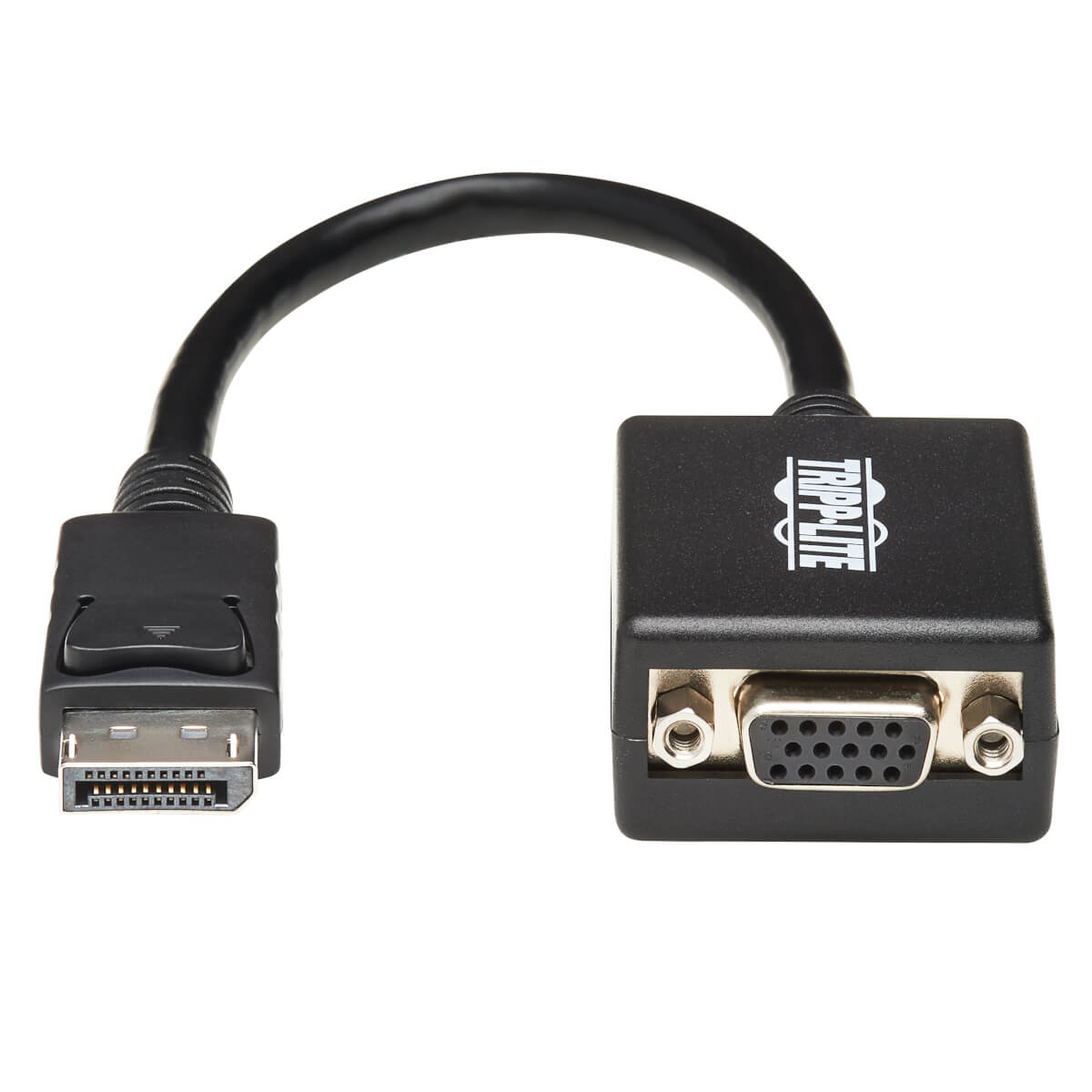 Adaptador Tripp Lite Activo Video DisplayPort a VGA M-H 15.24cm Color Negro