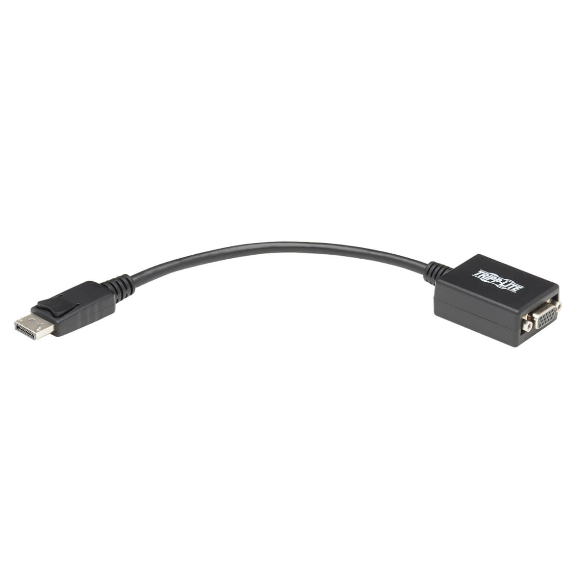 Adaptador Tripp Lite Activo Video DisplayPort a VGA M-H 15.24cm Color Negro