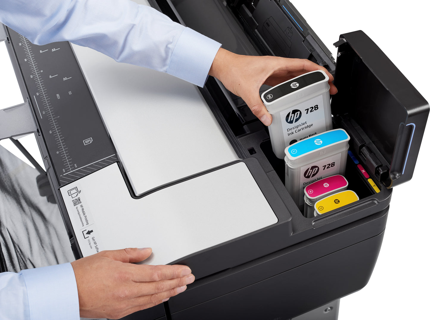 Plotter HP DesignJet T830 36" Multifunción Inyección de Tinta Térmica Resolución 2400x1200 dpi