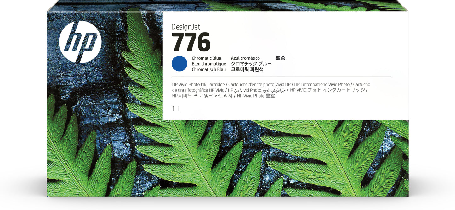 Tinta HP LF 776 Cromática 1L Color Azul