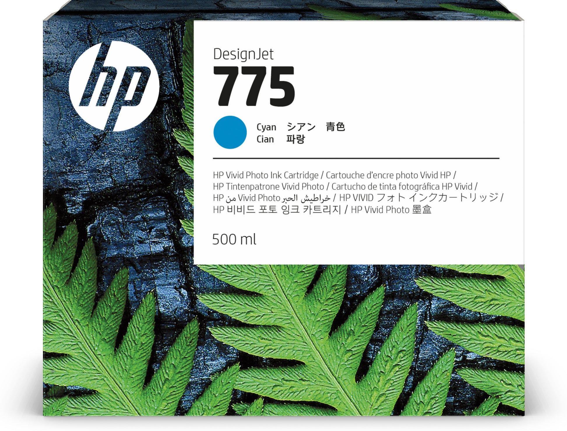 Tinta HP LF 775 500ml Color Cian