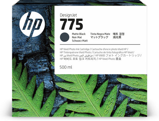 Tinta HP LF 775 500ml Color Negro Mate