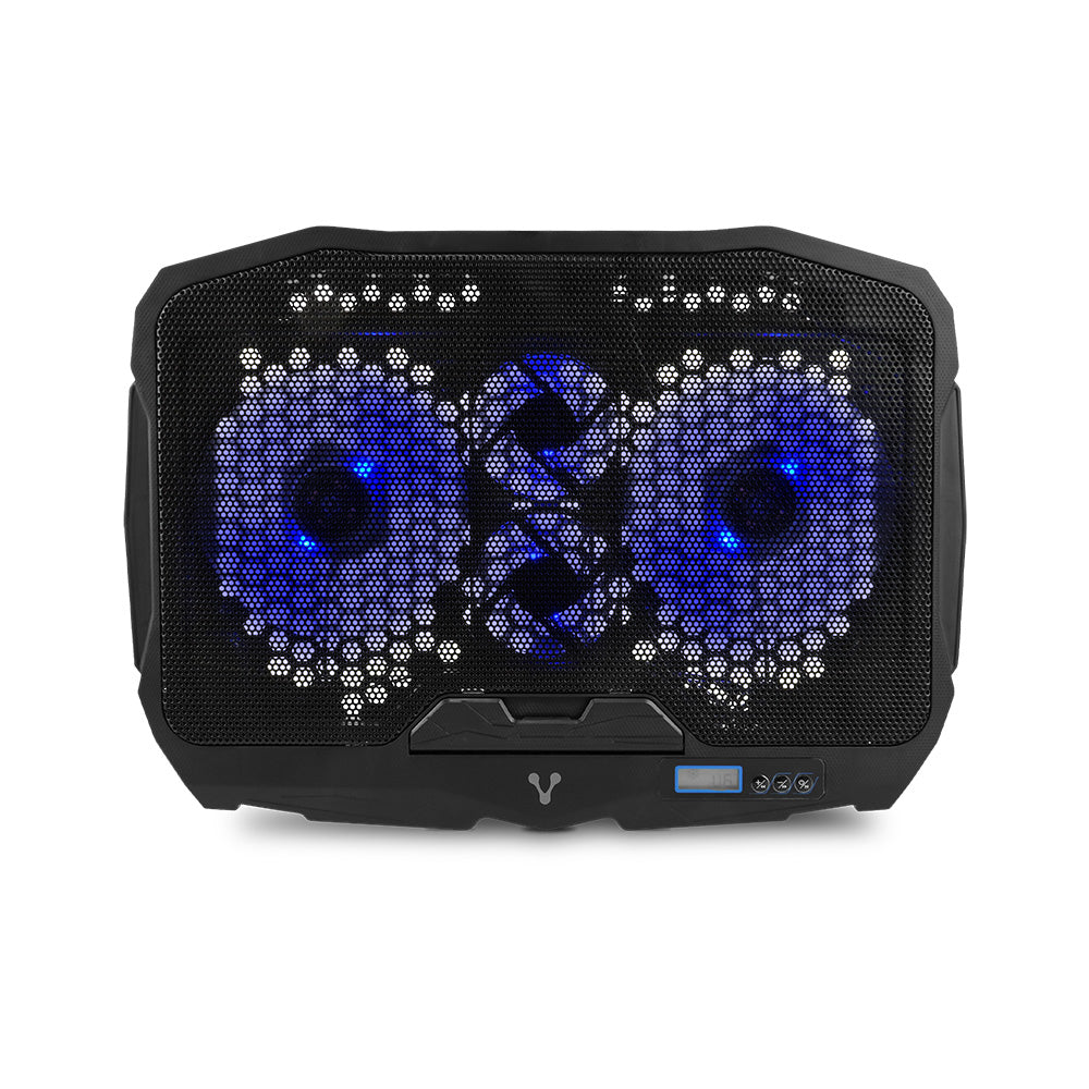 Base Enfriadora Vorago CP-301 Laptop Hasta 17" 5 Posiciones LED Ventiladores Color Negro