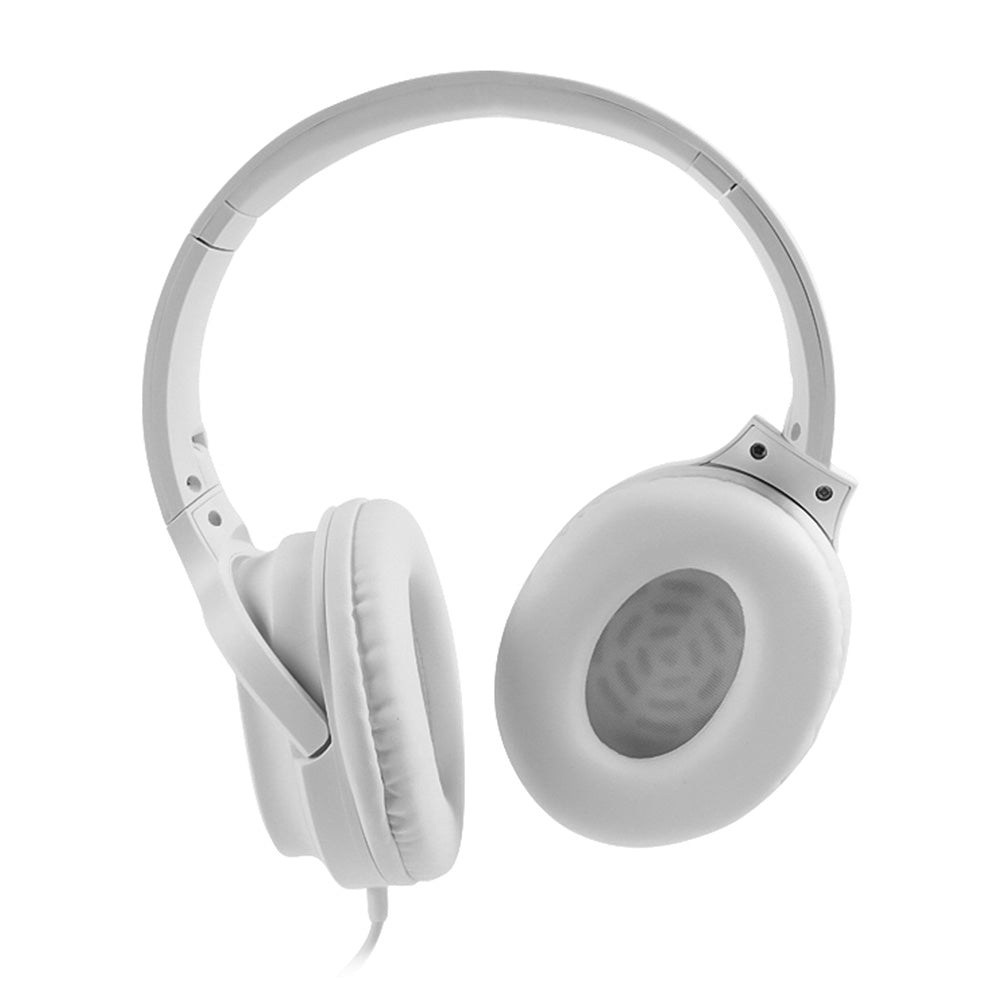 Audífonos Vorago HP-301 Alta Fidelidad Micrófono Manos Libres Color Blanco