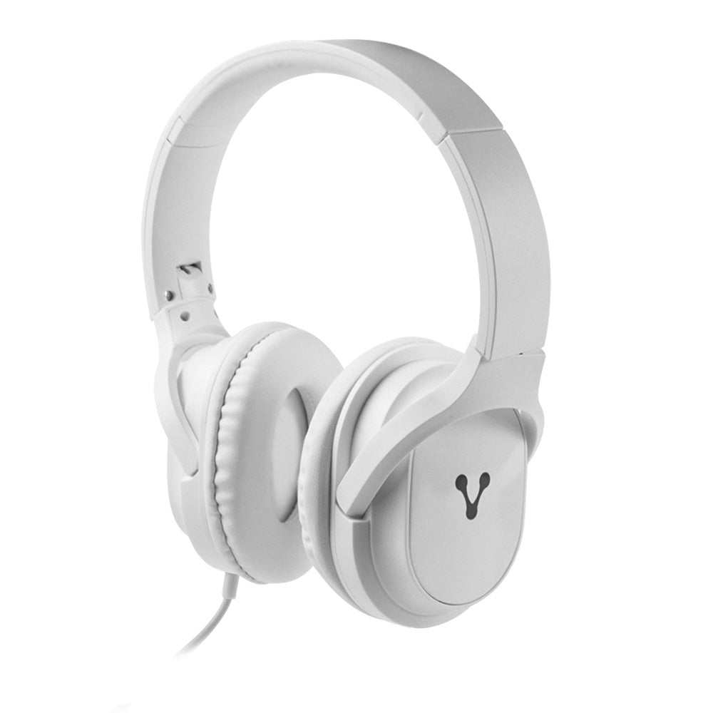 Audífonos Vorago HP-301 Alta Fidelidad Micrófono Manos Libres Color Blanco