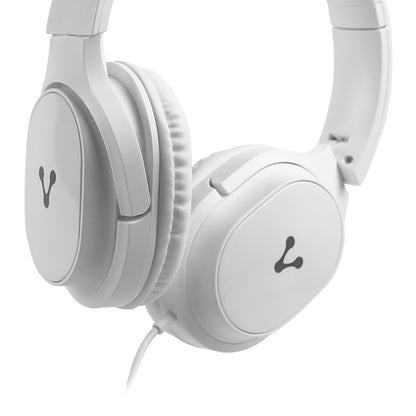 Audífonos Vorago HP-301 Alta Fidelidad Micrófono Manos Libres Color Blanco