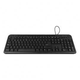 Teclado Vorago KB-204 Alámbrico Multimedia USB Color Negro