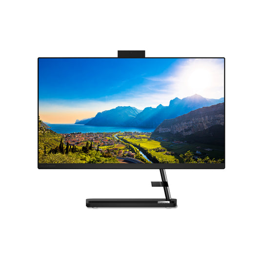 All in One Lenovo IdeaCentre 3-24ALC6 23.8" AMD R7 5700U Disco duro 1TB+256GB SSD Ram 8 GB Windows 11 Home Color Negro