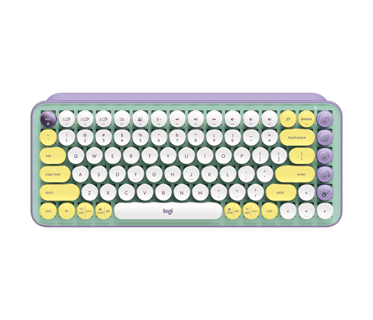Teclado Logitech Pop Mecánico Teclas Emoji Personalizables Color Fresh Vibes