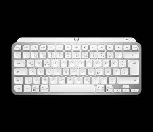 Teclado Logitech MX Keys Mini Inalámbrico Minimalista Color Gris Claro