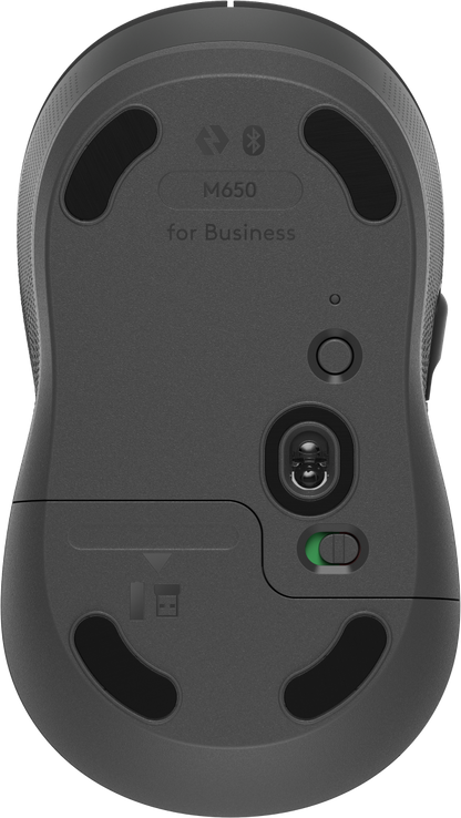 Mouse Logitech M650 Grafito Medio Inalámbrico 400-4000 dpi Color Gris