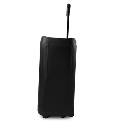 Bafle Vorago KSP-550 8" Doble Bluetooth TWS LED 1 Micrófono Inalámbrico Radio FM Color Negro