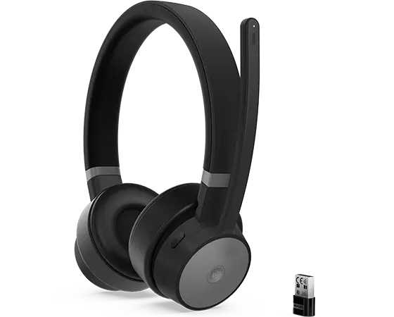 Auriculares Lenovo Go Wireless ANC Bluetooth USB con Soporte de Carga