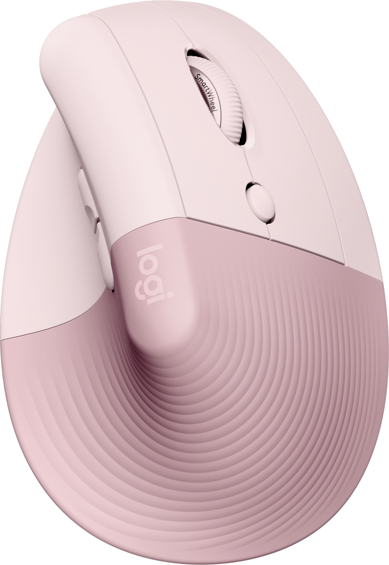 Mouse Logitech Lift Ergonómico Vertical 1000dpi Color Rosa