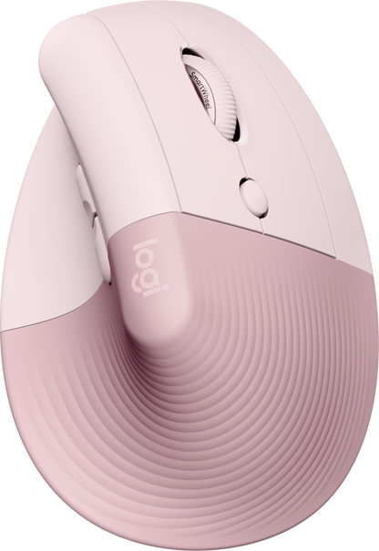 Mouse Logitech Lift Ergonómico Vertical 1000dpi Color Rosa