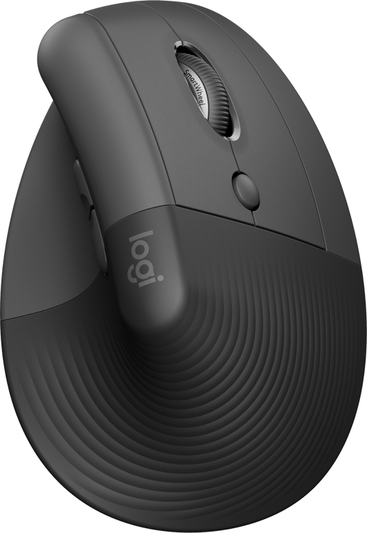 Mouse Logitech Lift Ergonómico Vertical 1000dpi Color Grafito