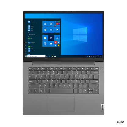Laptop Lenovo V14 G2 ALC 14" AMD R5 5500U Disco duro 256 GB SSD Ram 8 GB Windows 11 Pro Color Gris