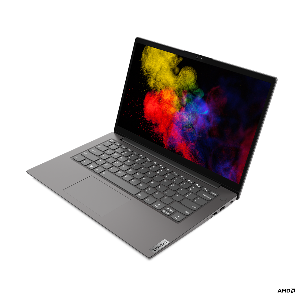 Laptop Lenovo V14 G2 ALC 14" AMD R5 5500U Disco duro 256 GB SSD Ram 8 GB Windows 11 Pro Color Gris