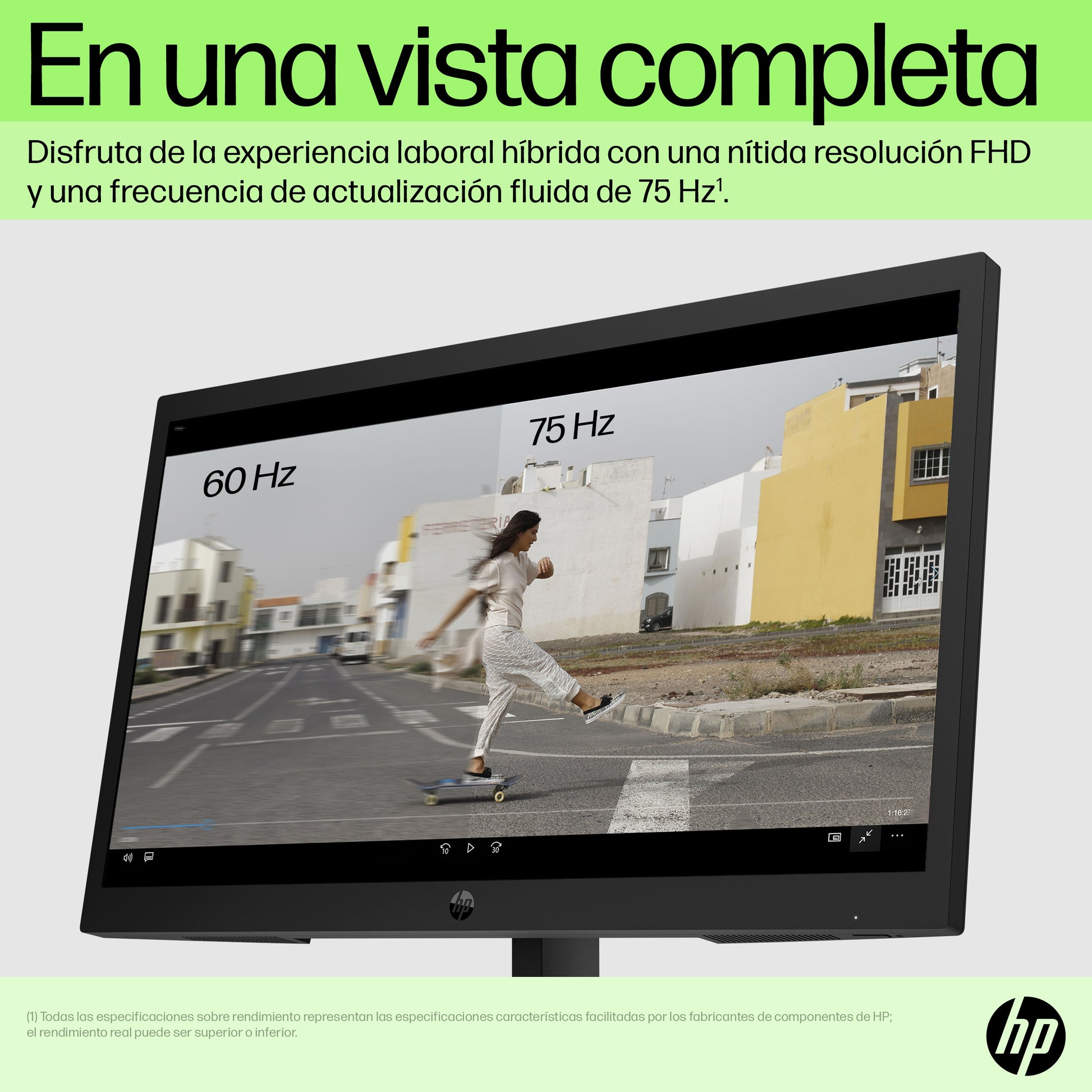 Monitor HP P22v G5 21.45" HD Resolución 1920x1080 Panel VA