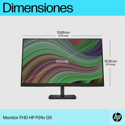 Monitor HP P24v G5 23.8" FHD Resolución 1920x1080 Panel VA
