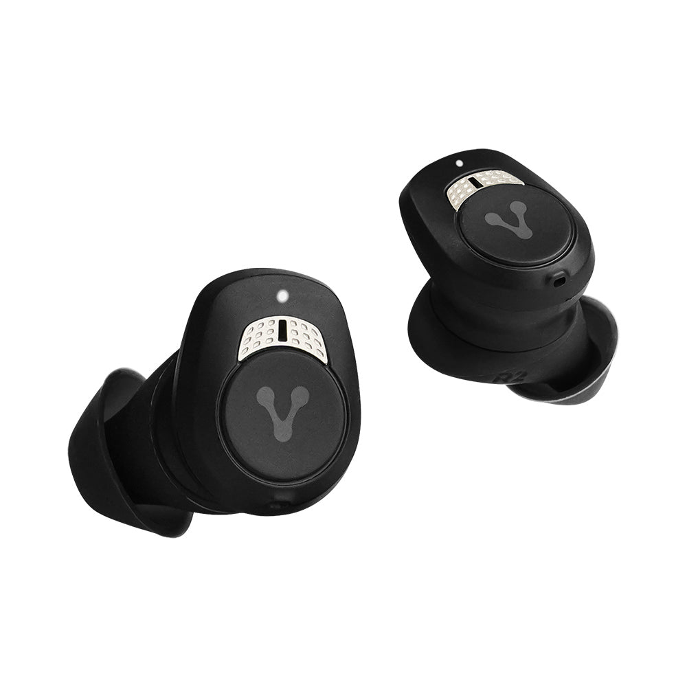 Audífonos Vorago ESB-600-ANC Bluetooth TWS IPX5 Touch Cancelación de Activa de Ruido Estuche de Carga Color Negro