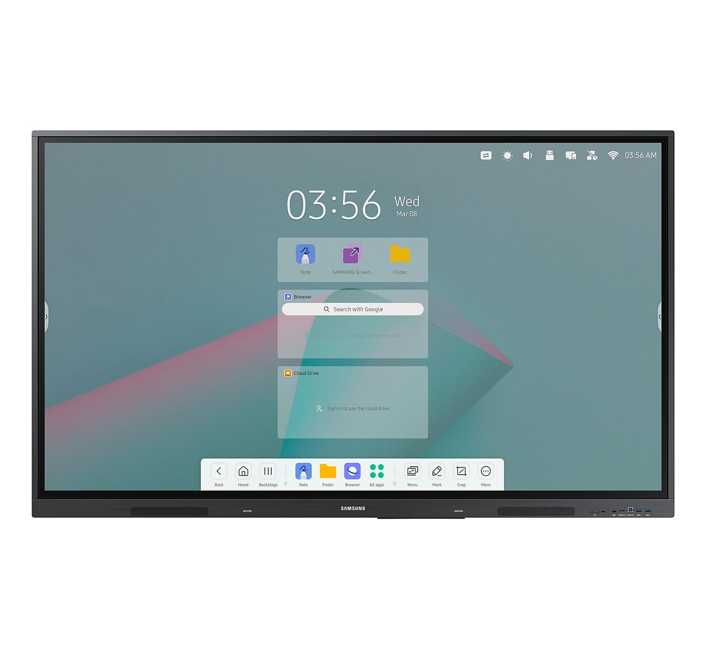 Pantalla Samsung FLIP Touch 75" Interactiva Android 11 Resolución 3840 x 2160 Panel ADS HDMI/USB/RJ45/Bluetooth