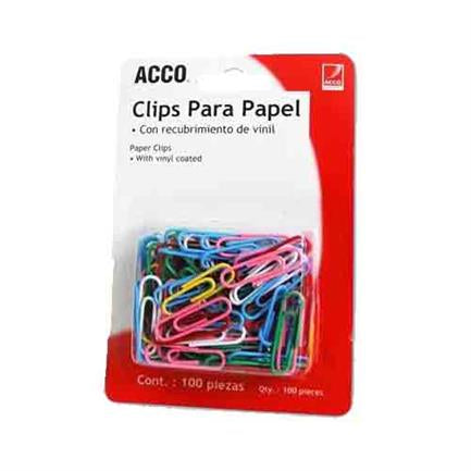 Clip Acco Colores Blister C/100 Clips Sku: P6130 Id Producto: 283