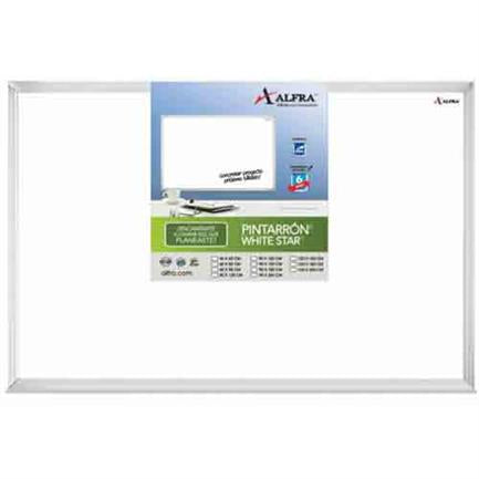 Pintarron Alfra Blanco Marco Aluminiio 120 X 150 CMS