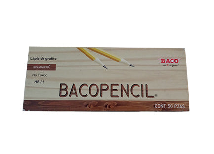 Lapiz baco amarillo c/50